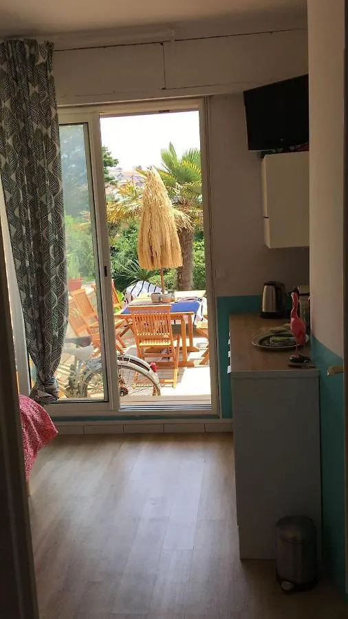 Petit Studio Terrasse Rez De Jardin Piscine Sur L'Ocean Apartment Biarritz